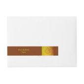 花/ブルームデレベンス – オーナメントVII ラップアラウンド宛名ラベル (正面)