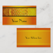 花/ブルームデレベンス – オーナメントVII 名刺 (正面/裏面)