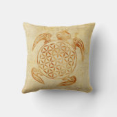 花/ブルームデレベンス – カメの石 クッション (裏面)