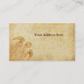 花/ブルームデレベンス – カメの石 名刺 (裏面)