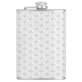 花/ブルームデレベンス – シルバーパターン フラスク