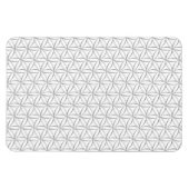 花/ブルームデレベンス – シルバーパターン マグネット (横)