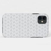 花/ブルームデレベンス – シルバーパターン Case-Mate iPhoneケース (裏面(横))