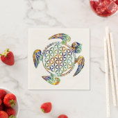 花/ブルームデレベンス – タートルカラー スタンダードカクテルナプキン (インサイチュ)