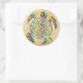 花/ブルームデレベンス – タートルカラー ラウンドシール (バッグ)