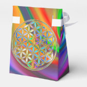 花/ブルームデレベンス – 金ゴールドカラフル フェイバーボックス (裏面サイド)