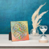 花/ブルームデレベンス – 金ゴールドカラフル フォトプラーク (インサイチュ)