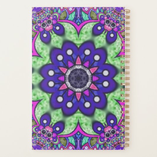 花 プランナー手帳 (裏面)