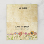 花 プレイスカード (外部開封)