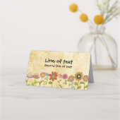 花 プレイスカード (正面)