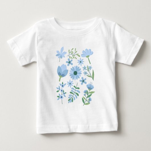 花 ベビーTシャツ (正面)