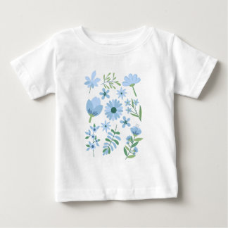 花 ベビーTシャツ