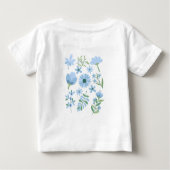 花 ベビーTシャツ (裏面)