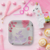 花 ペーパープレート (パーティー)