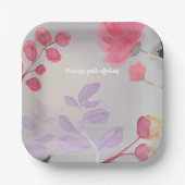 花 ペーパープレート (正面)