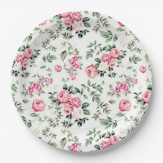 花 ペーパープレート (正面)