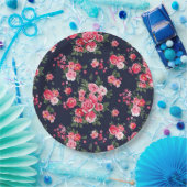 花 ペーパープレート (パーティー)