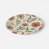 花 ペーパープレート (アングル)