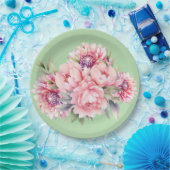 花 ペーパープレート (パーティー)