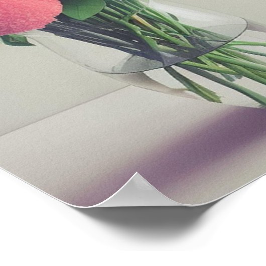 花 ポスター (角)