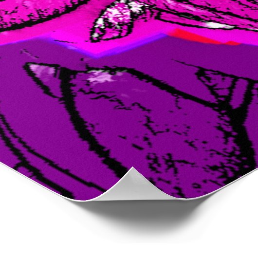 花 ポスター (角)