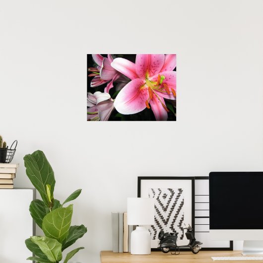 花 ポスター (ホームオフィス)