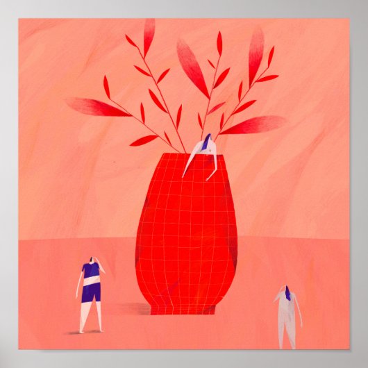 花 ポスター (正面)