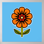 花 ポスター (正面)