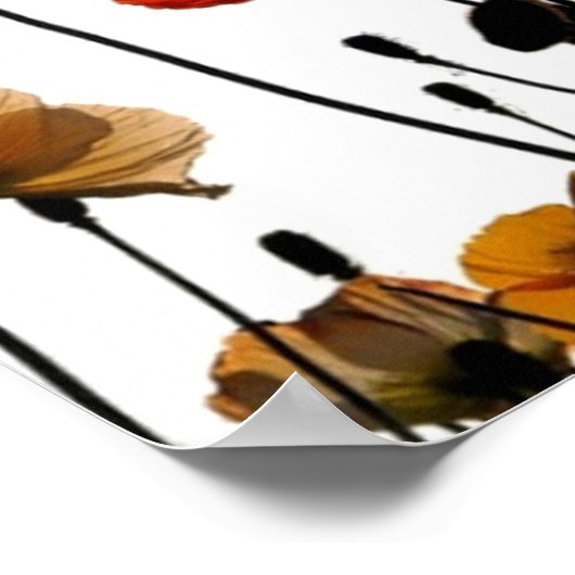 花 ポスター (角)