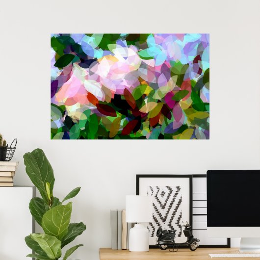 花 ポスター (ホームオフィス)