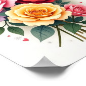 花 ポスター (角)