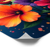 花 ポスター (角)