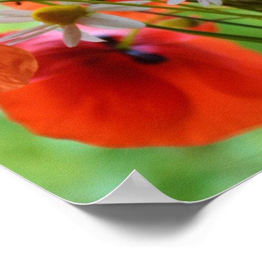 花 ポスター (角)