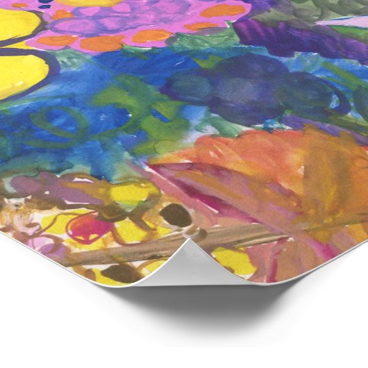 花 ポスター (角)