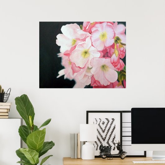 花 ポスター (ホームオフィス)