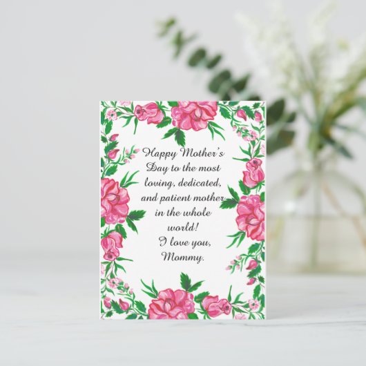 花 ポストカード (スタンド正面)