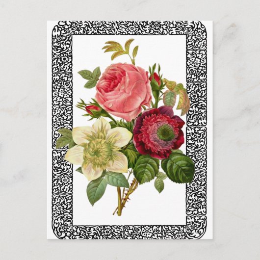 花 ポストカード (正面)
