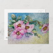 花 ポストカード (正面/裏面)