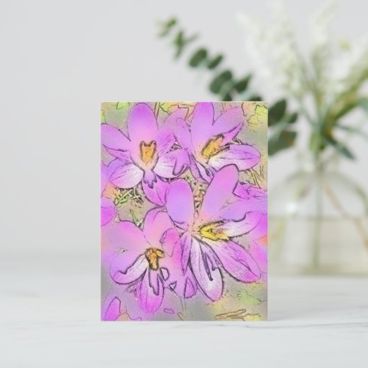 花 ポストカード (スタンド正面)