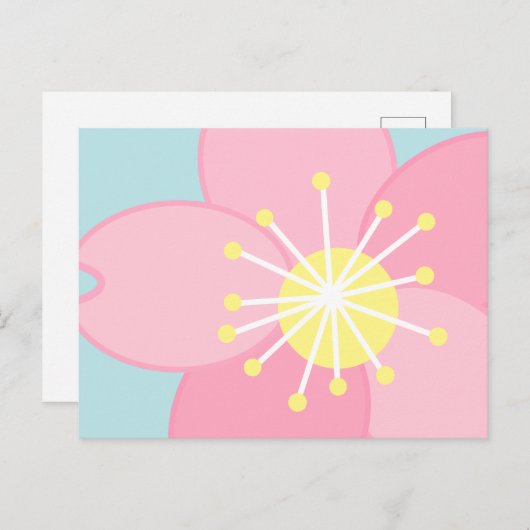 花 ポストカード (正面/裏面)