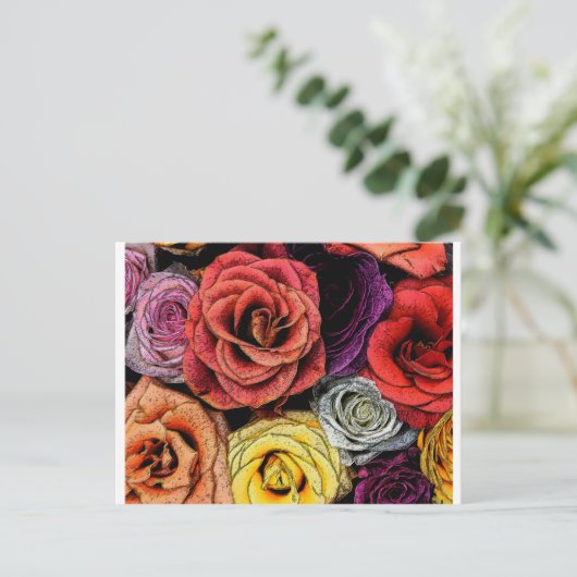 花 ポストカード (スタンド正面)