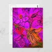 花 ポストカード (正面/裏面)