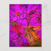 花 ポストカード (正面)