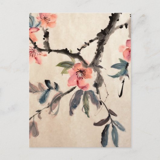 花 ポストカード (正面)