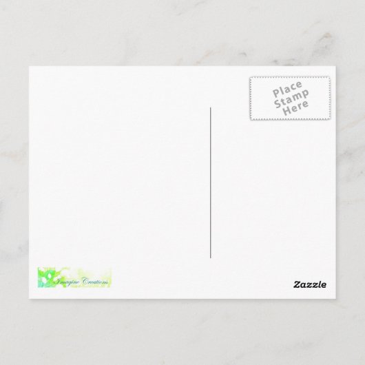 花 ポストカード (裏面)