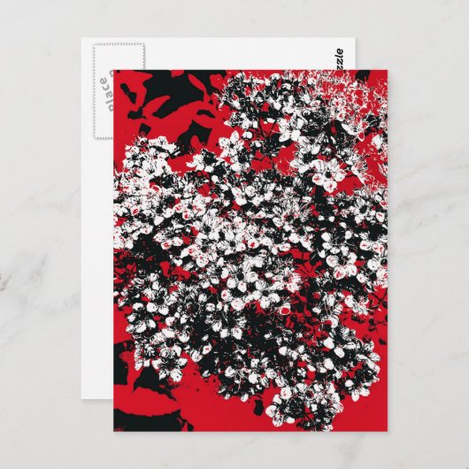 花 ポストカード (正面/裏面)