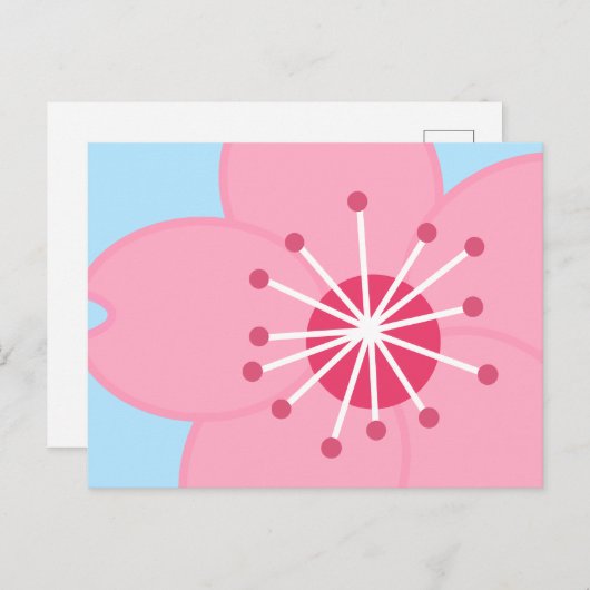 花 ポストカード (正面/裏面)