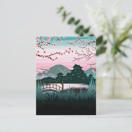 花 ポストカード (スタンド正面)