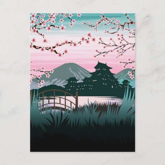 花 ポストカード (正面)