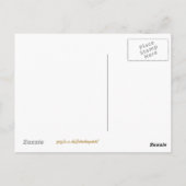 花 ポストカード (裏面)